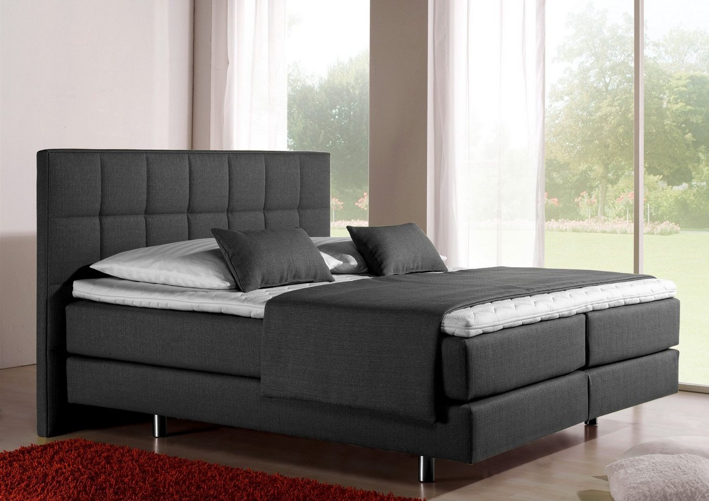 INOSIGN Boxspringbett Neon, in 3 Matratzenarten, feine Steppung im Kopfteil, 2 Härtegrade INOSIGN Boxspringbett Neon, in 3 Matratzenarten, feine Steppung im Kopfteil, 2 Härtegrade von INOSIGN