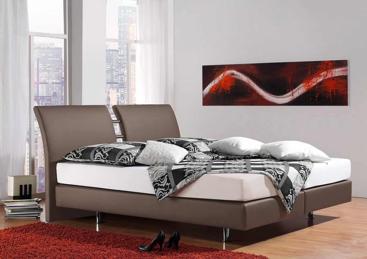 INOSIGN Boxspringbett Polo, in 3 Matratzenarten, 3 Breiten und 4 Farben INOSIGN Boxspringbett Polo, in 3 Matratzenarten, 3 Breiten und 4 Farben von INOSIGN