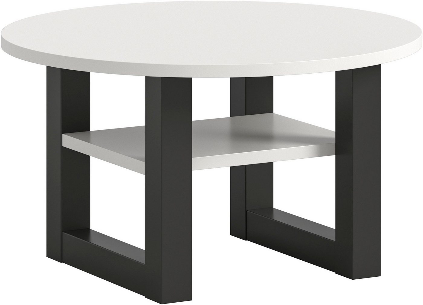 INOSIGN Couchtisch Rail, Ø 75 cm, mit Ablageboden, inklusive Kufengestell, Wohnzimmertisch, Beistelltisch INOSIGN Couchtisch Rail, Ø 75 cm, mit Ablageboden, inklusive Kufengestell, Wohnzimmertisch, Beistelltisch von INOSIGN