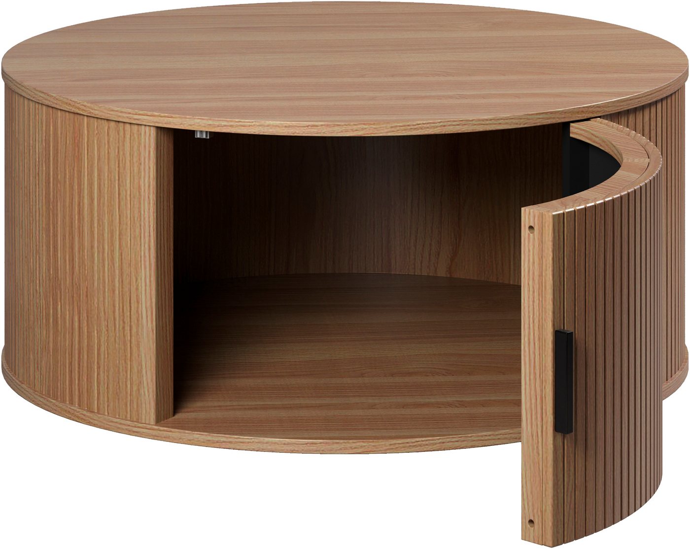 INOSIGN Couchtisch Ronda (1-St), Runder Sofatisch mit Stauraum - Maße (B/T/H) 80/80/36 cm von INOSIGN