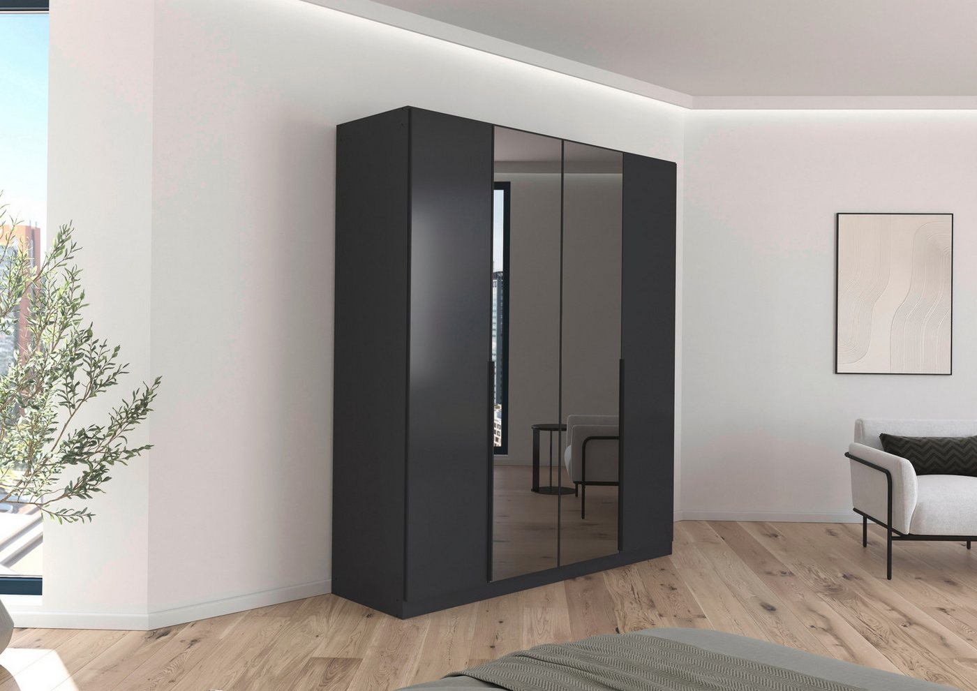 INOSIGN BY RAUCH Drehtürenschrank Ferris Schrank Breite 2,10m BESTSELLER Schlafzimmerschrank Kleiderschrank mit Spiegel in den Ausführungen BASIC/CLASSIC/PREMIUM INOSIGN BY RAUCH Drehtürenschrank Ferris Schrank Breite 2,10m BESTSELLER Schlafzimmerschrank Kleiderschrank mit Spiegel in den Ausführungen BASIC/CLASSIC/PREMIUM von INOSIGN BY RAUCH