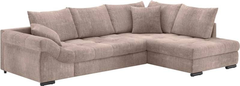 Mr. Couch Ecksofa Allegro, L-Form, mit Hochschläfer-Bettauszug, wahlweise mit Kaltschaum von Mr. Couch