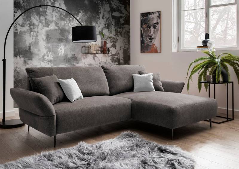INOSIGN Ecksofa Amarena L-Form, inklusive Armlehnenverstellfunktion, 4x Zierkissen gratis von INOSIGN