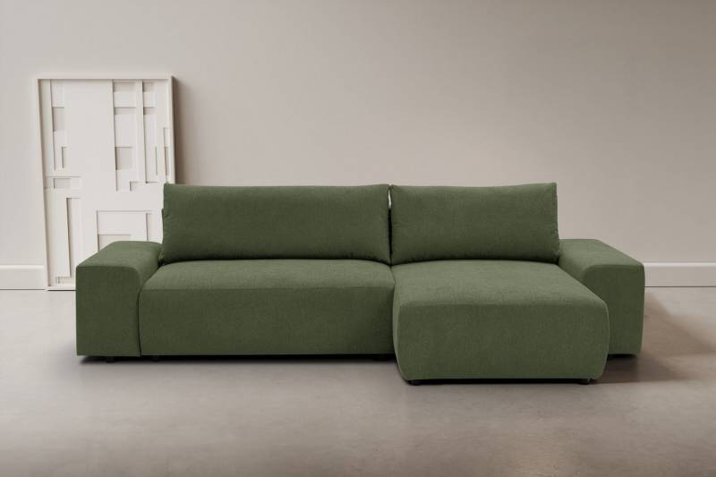 WERK2 Ecksofa Amsterdam, zeitlos und elegant, Breite 300cm, L-Form, Design Ecksofa mit hohem Komfort, Schlaffunktion & Bettkasten von WERK2