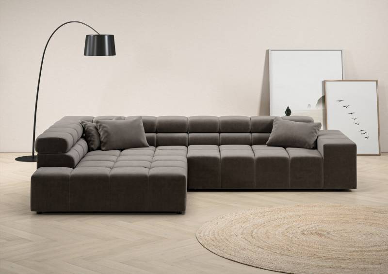 INOSIGN Ecksofa Ancona incl. Kopfteilverstellung, OTTOs Choice, Breite 319cm, L-Form, wahlweise motorische Sitztiefenverstellung, auch in Cord + Easy Care von INOSIGN