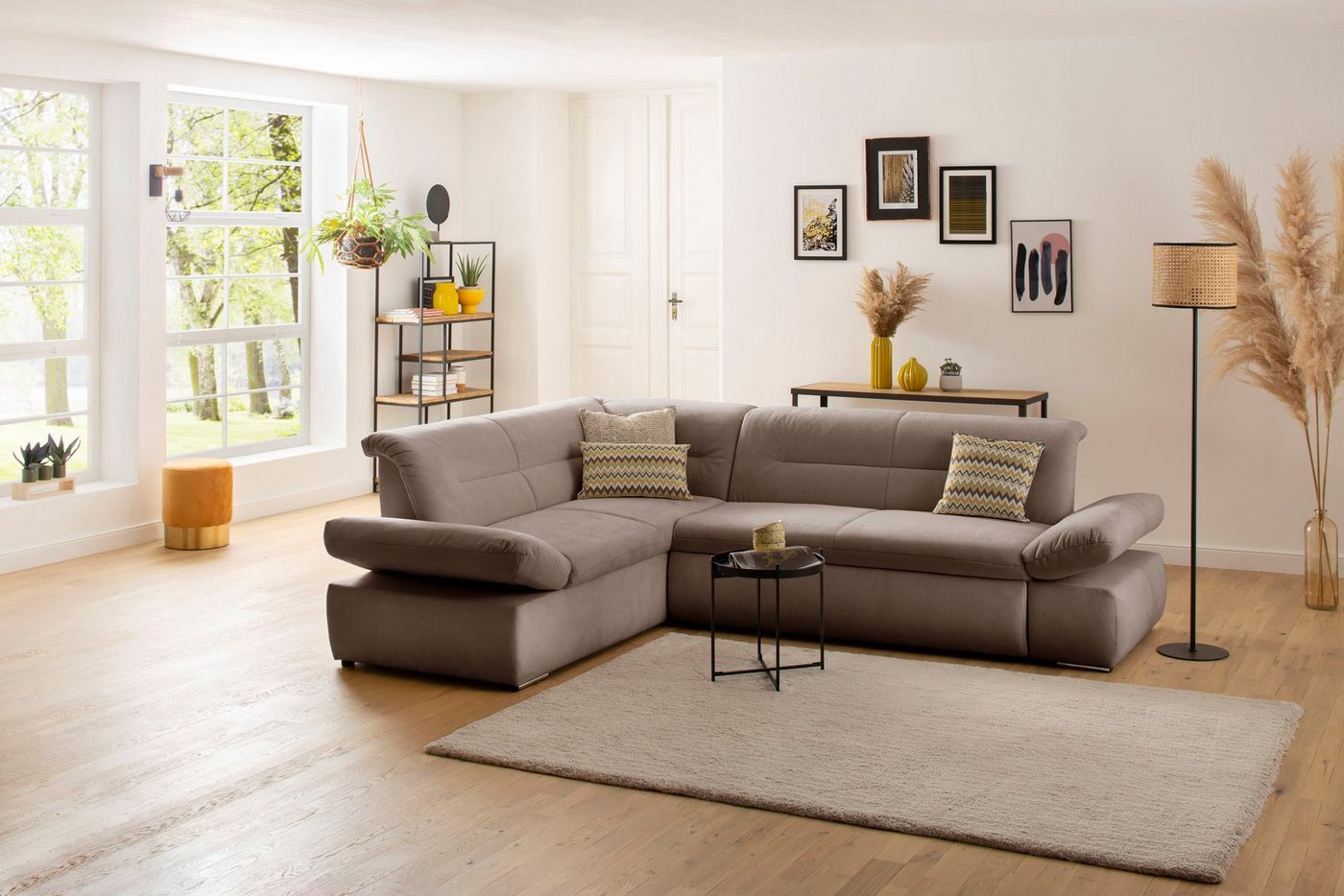 INOSIGN Ecksofa Avesa L-Form, Wahlweise mit Arm- und Bettfunktion, B/T/H: 275/211/80 cm INOSIGN Ecksofa Avesa L-Form, Wahlweise mit Arm- und Bettfunktion, B/T/H: 275/211/80 cm von INOSIGN
