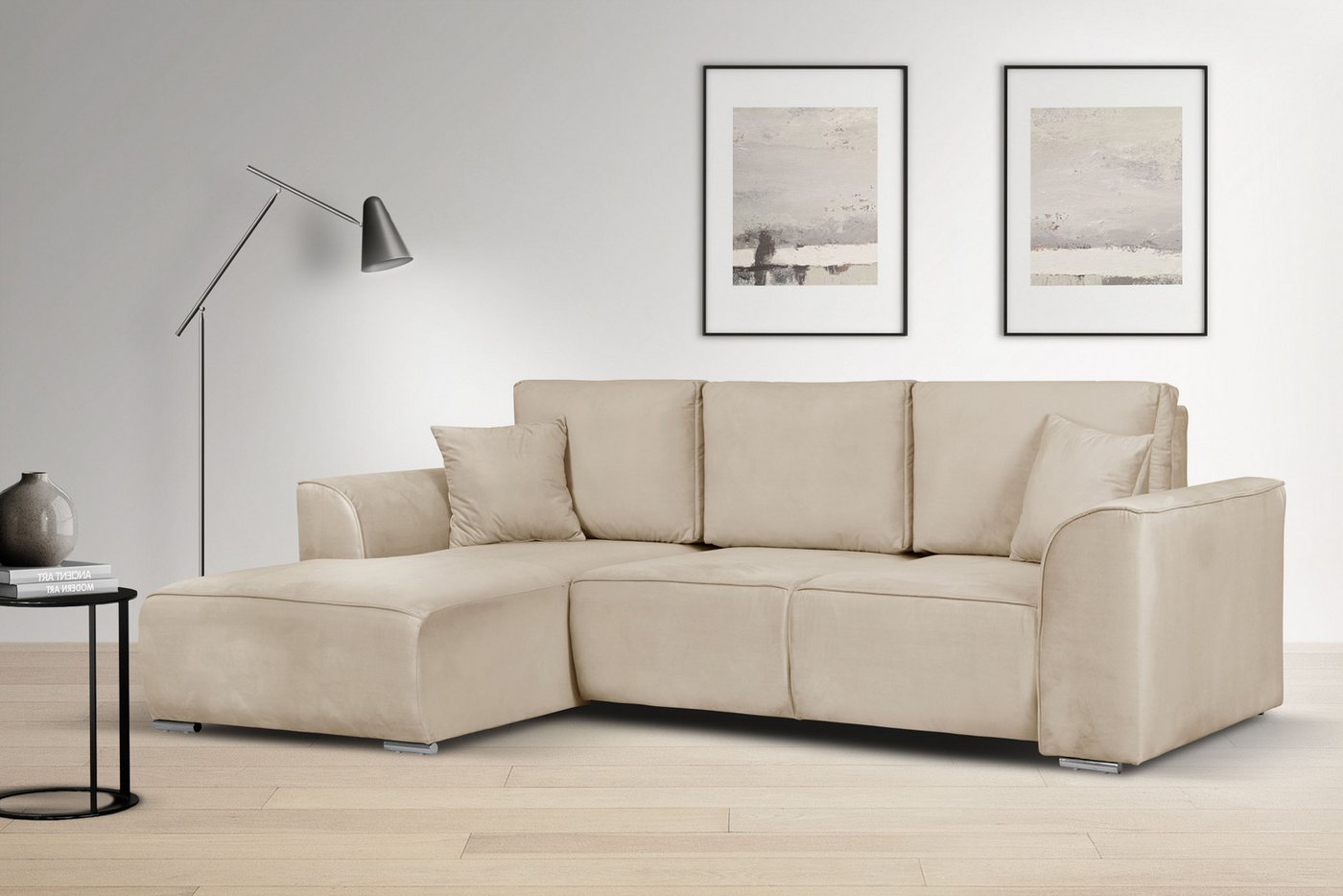 INOSIGN Ecksofa BEATRICE optionale Schlafsofa mit Bettkasten, B/T/H: 265/170/86 cm, L-Form, wahlweise auch mit Bettfunktion und Bettkasten INOSIGN Ecksofa BEATRICE optionale Schlafsofa mit Bettkasten, B/T/H: 265/170/86 cm, L-Form, wahlweise auch mit Bettfunktion und Bettkasten von INOSIGN