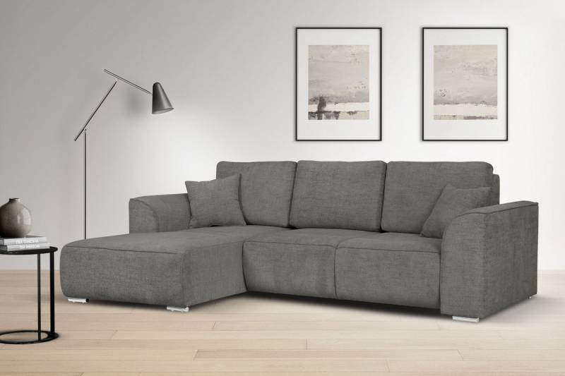 INOSIGN Ecksofa BEATRICE optionale Schlafsofa mit Bettkasten, B/T/H: 265/170/86 cm, L-Form, wahlweise auch mit Bettfunktion und Bettkasten von INOSIGN