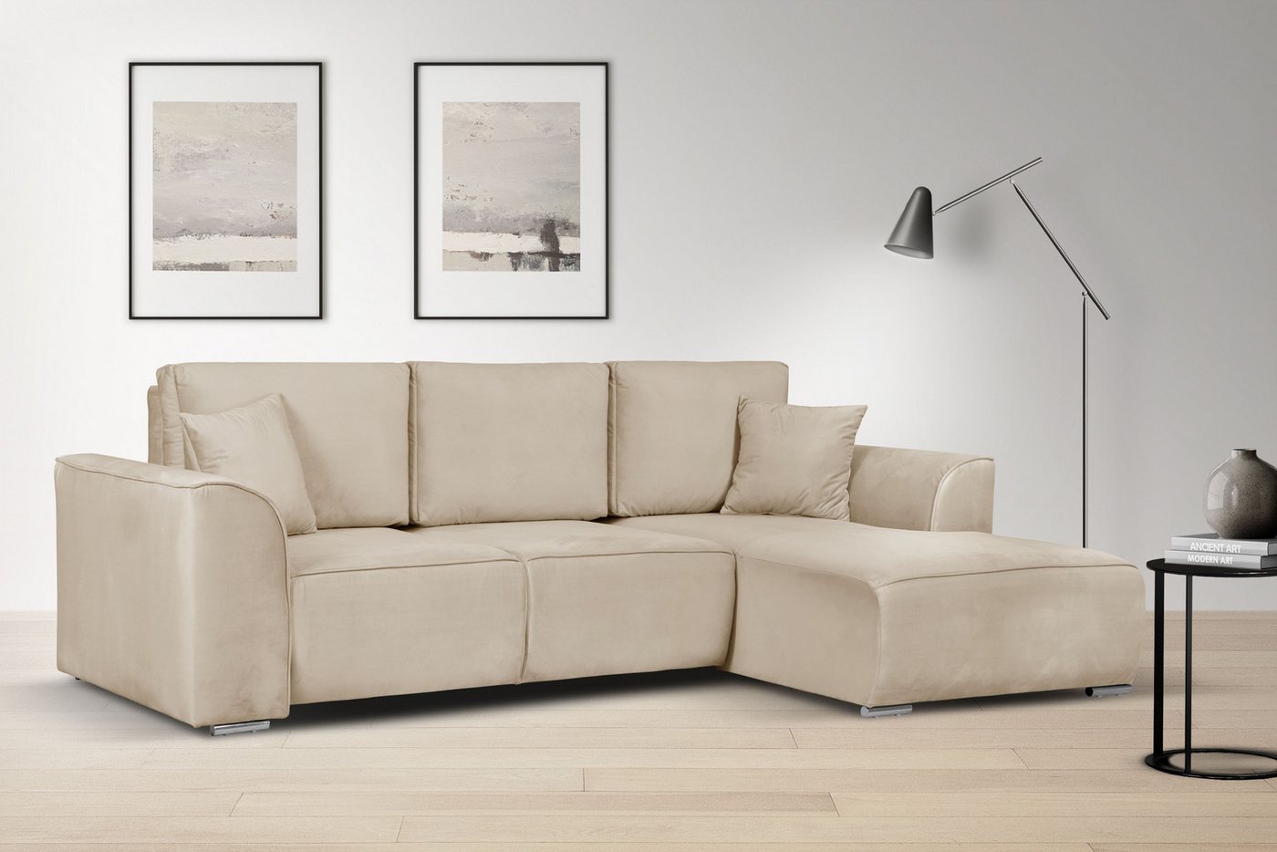 INOSIGN Ecksofa BEATRICE optionale Schlafsofa mit Bettkasten, B/T/H: 265/170/86 cm, L-Form, wahlweise auch mit Bettfunktion und Bettkasten INOSIGN Ecksofa BEATRICE optionale Schlafsofa mit Bettkasten, B/T/H: 265/170/86 cm, L-Form, wahlweise auch mit Bettfunktion und Bettkasten von INOSIGN