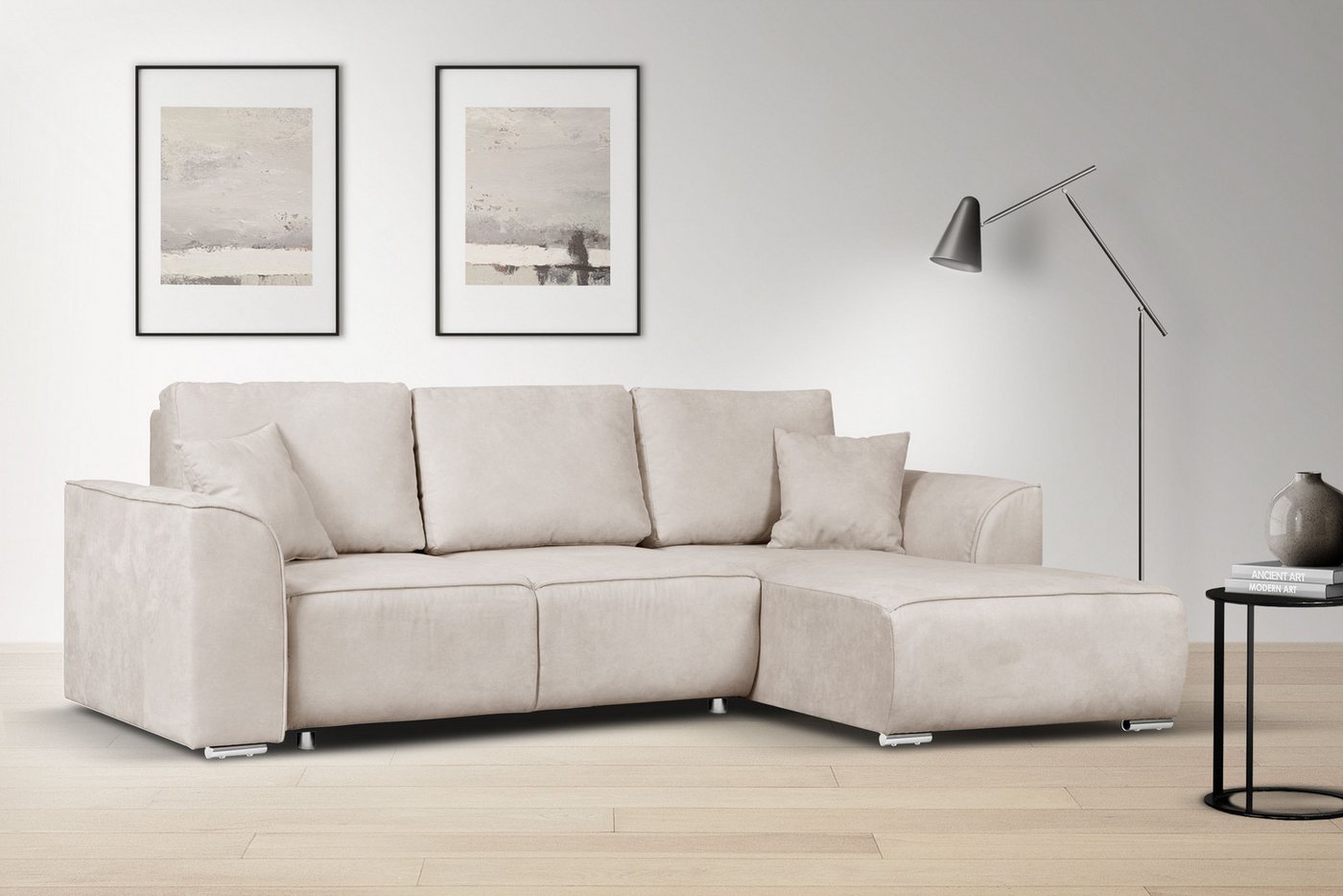 INOSIGN Ecksofa BEATRICE optionale Schlafsofa mit Bettkasten, B/T/H: 265/170/86 cm, L-Form, wahlweise auch mit Bettfunktion und Bettkasten INOSIGN Ecksofa BEATRICE optionale Schlafsofa mit Bettkasten, B/T/H: 265/170/86 cm, L-Form, wahlweise auch mit Bettfunktion und Bettkasten von INOSIGN