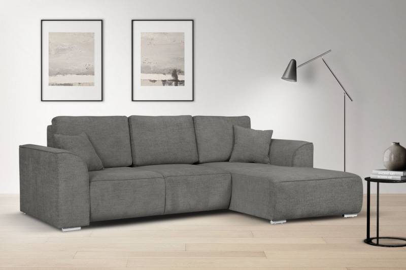 INOSIGN Ecksofa BEATRICE optionale Schlafsofa mit Bettkasten, B/T/H: 265/170/86 cm, L-Form, wahlweise auch mit Bettfunktion und Bettkasten von INOSIGN