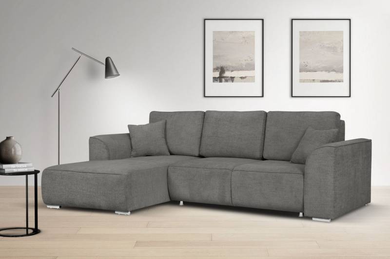 INOSIGN Ecksofa BEATRICE optionale Schlafsofa mit Bettkasten, B/T/H: 265/170/86 cm, L-Form, wahlweise auch mit Bettfunktion und Bettkasten von INOSIGN