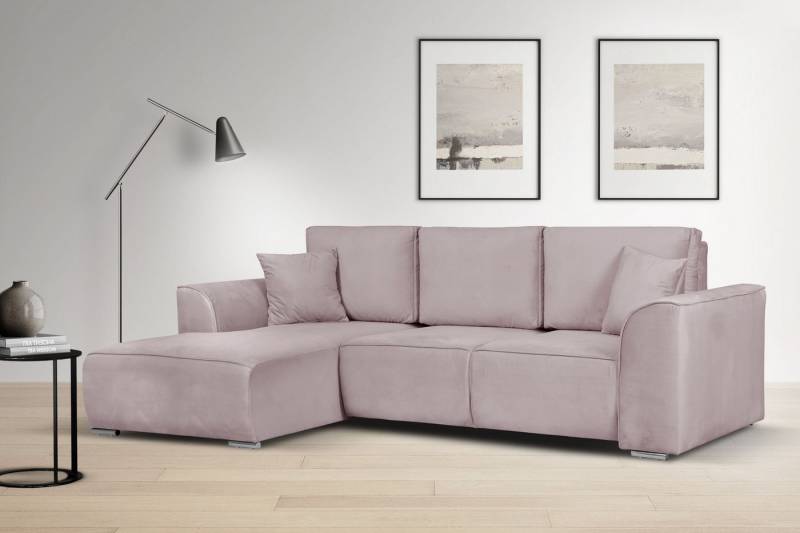INOSIGN Ecksofa BEATRICE optionale Schlafsofa mit Bettkasten, B/T/H: 265/170/86 cm, L-Form, wahlweise auch mit Bettfunktion und Bettkasten von INOSIGN