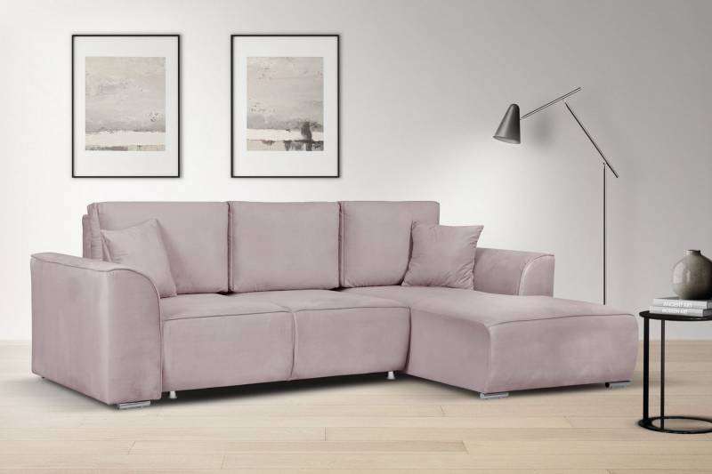 INOSIGN Ecksofa BEATRICE optionale Schlafsofa mit Bettkasten, B/T/H: 265/170/86 cm, L-Form, wahlweise auch mit Bettfunktion und Bettkasten von INOSIGN