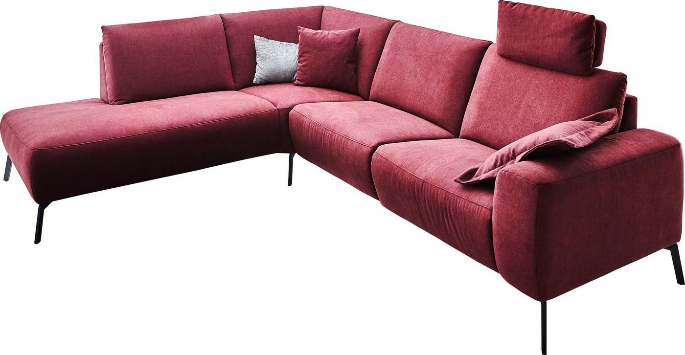 INOSIGN Ecksofa Bellini L-Form, incl. motorischer Relaxfunktio, wahlweise Easy Care-Bezug von INOSIGN