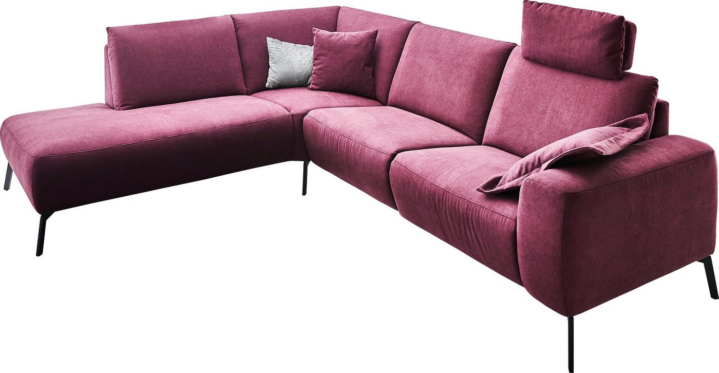 INOSIGN Ecksofa Bellini L-Form, incl. motorischer Relaxfunktio, wahlweise Easy Care-Bezug von INOSIGN