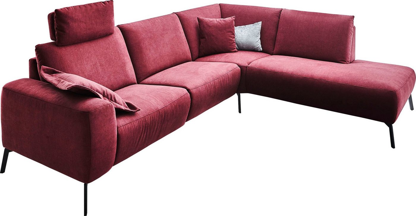 INOSIGN Ecksofa Bellini L-Form, incl. motorischer Relaxfunktio, wahlweise Easy Care-Bezug von INOSIGN