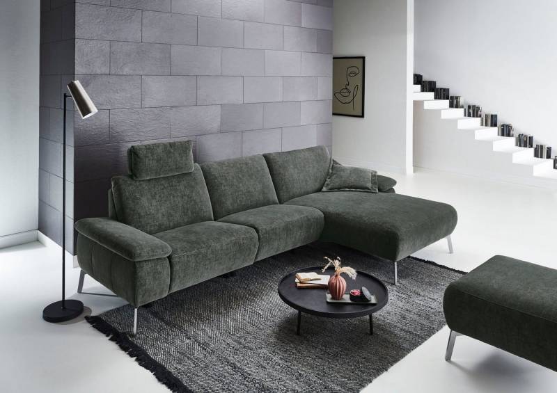 INOSIGN Ecksofa Bellini L-Form, teilmotorische Relaxfunktion an 1 Element, klappbare Armlehnen von INOSIGN
