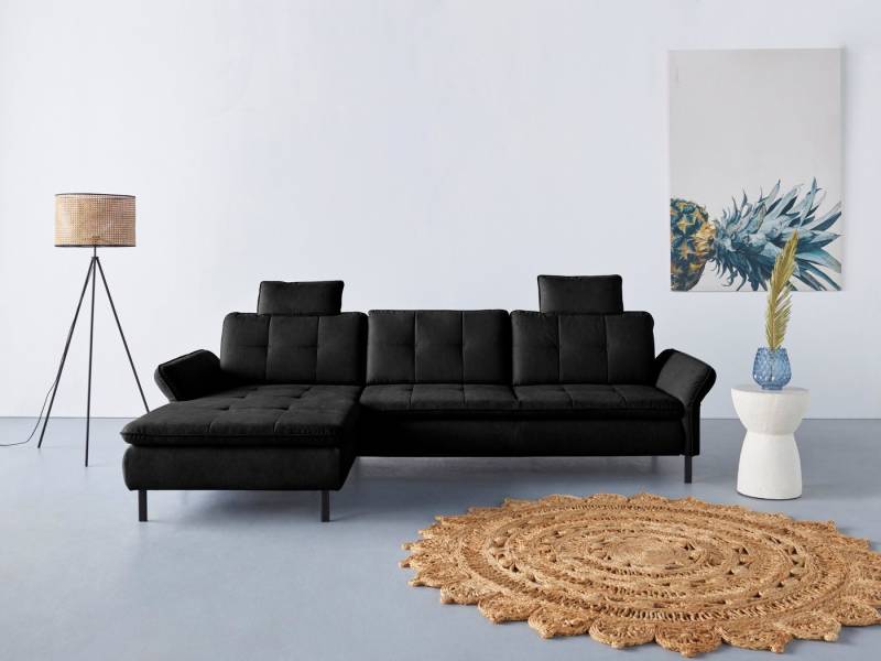 INOSIGN Ecksofa Birkholm L-Form, Armlehnverstellung, auch in Easy Clean Bezug - mit Wasser zu reinigen von INOSIGN