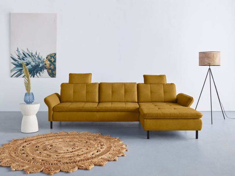 INOSIGN Ecksofa Birkholm L-Form, Armlehnverstellung, auch in Easy Clean Bezug - mit Wasser zu reinigen von INOSIGN