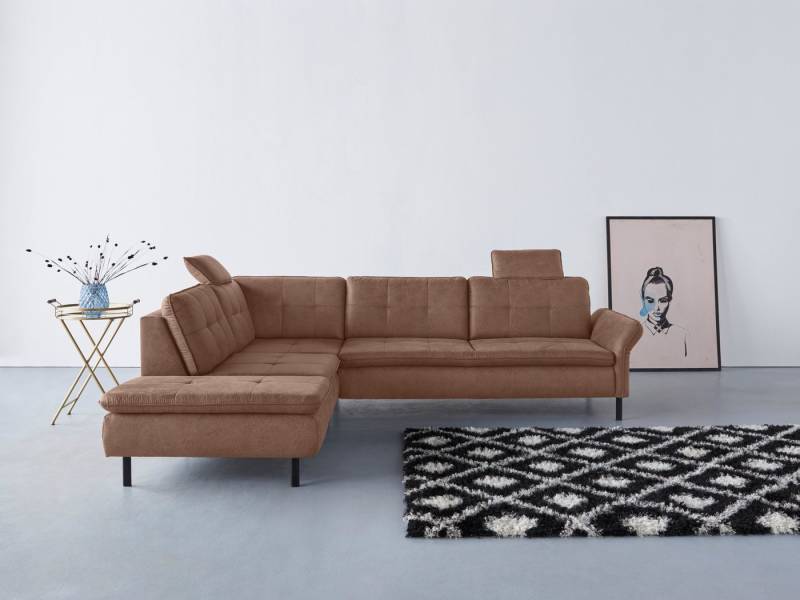 INOSIGN Ecksofa Birkholm L-Form, Armlehnverstellung, auch in Easy Clean Bezug - mit Wasser zu reinigen INOSIGN Ecksofa Birkholm L-Form, Armlehnverstellung, auch in Easy Clean Bezug - mit Wasser zu reinigen von INOSIGN