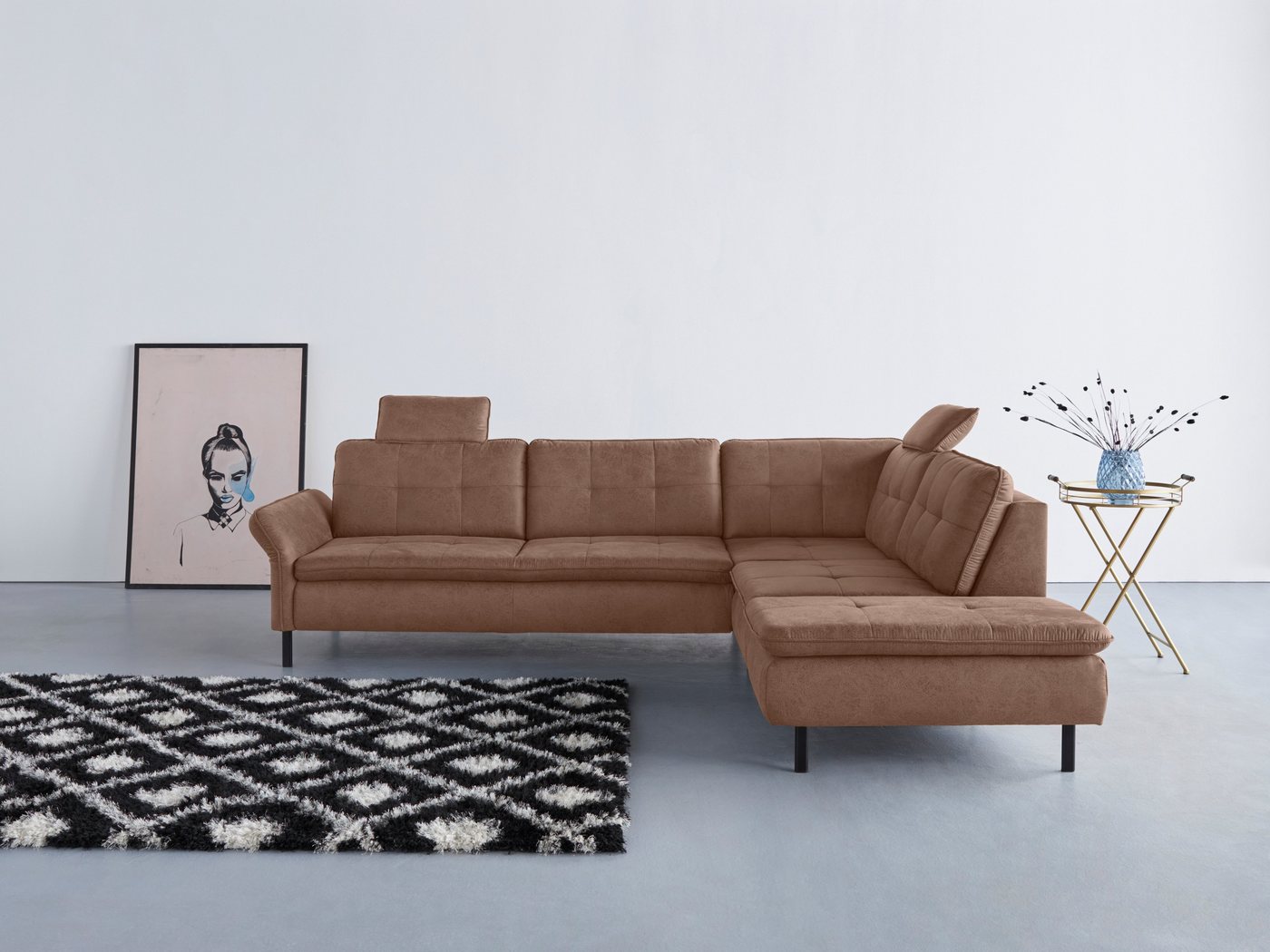 INOSIGN Ecksofa Birkholm L-Form, Armlehnverstellung, auch in Easy Clean Bezug - mit Wasser zu reinigen INOSIGN Ecksofa Birkholm L-Form, Armlehnverstellung, auch in Easy Clean Bezug - mit Wasser zu reinigen von INOSIGN