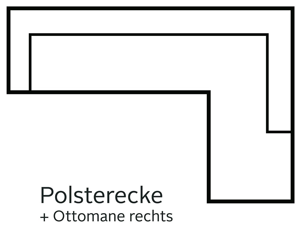 INOSIGN Ecksofa Bono L-Form, mit Ottomane, wahlweise mit Bettfunktion INOSIGN Ecksofa Bono L-Form, mit Ottomane, wahlweise mit Bettfunktion von INOSIGN