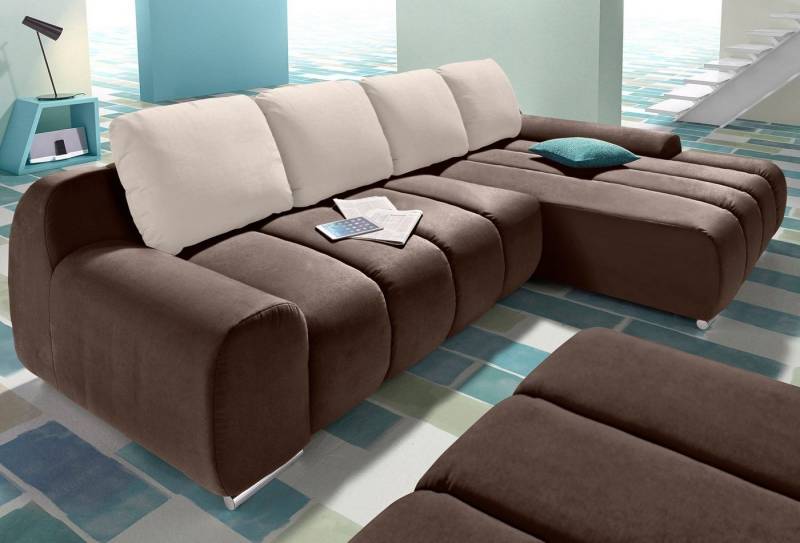 INOSIGN Ecksofa Bono L-Form, wahlweise mit Bettfunktion von INOSIGN