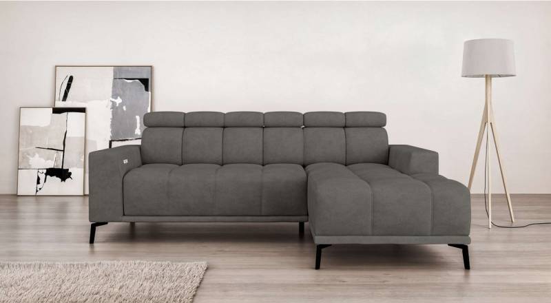 INOSIGN Ecksofa CAZIE, Designsofa, L-Form, trendige Bubble-Optik, L-Form mit Wellenunterfederung, Recamiere rechts/links bestellbar von INOSIGN