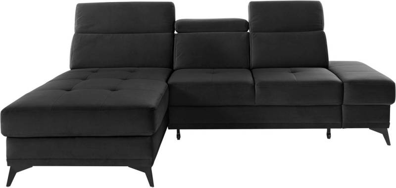 INOSIGN Ecksofa Cardiz L-Form, inkl.Kopfteilverstellung und Federkern wahlweise mit Bettfunktion von INOSIGN