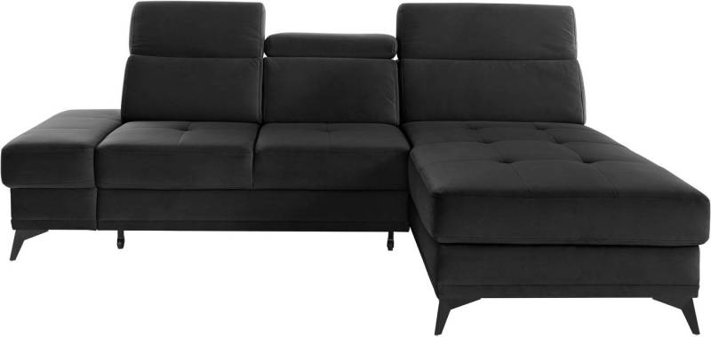 INOSIGN Ecksofa Cardiz L-Form, inkl.Kopfteilverstellung und Federkern wahlweise mit Bettfunktion von INOSIGN