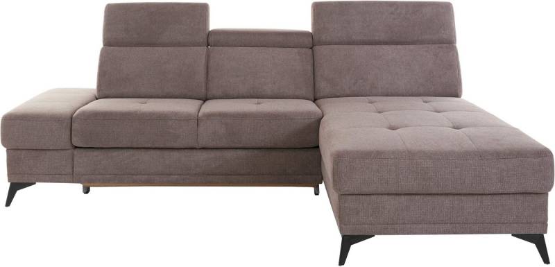 INOSIGN Ecksofa Cardiz L-Form, inkl.Kopfteilverstellung und Federkern wahlweise mit Bettfunktion von INOSIGN