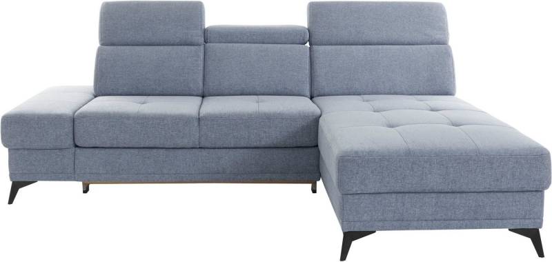 INOSIGN Ecksofa Cardiz L-Form, inkl.Kopfteilverstellung und Federkern wahlweise mit Bettfunktion von INOSIGN