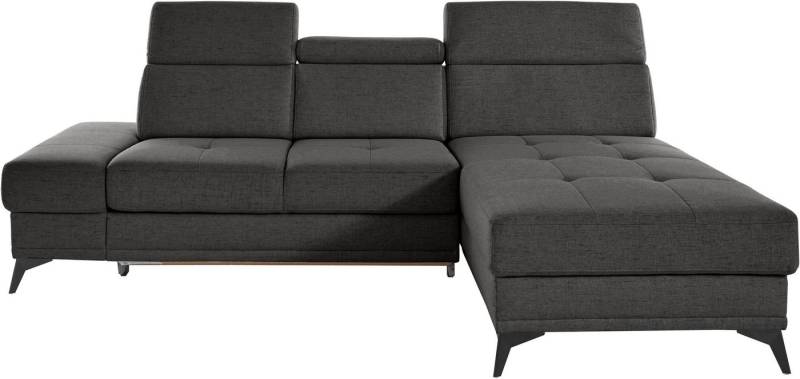 INOSIGN Ecksofa Cardiz L-Form, inkl.Kopfteilverstellung und Federkern wahlweise mit Bettfunktion von INOSIGN