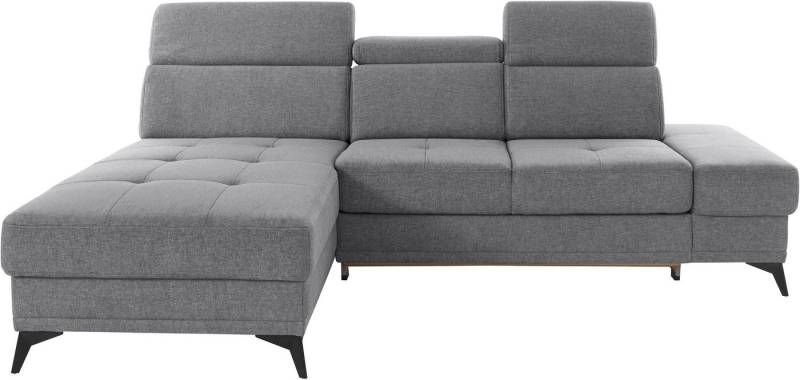 INOSIGN Ecksofa Cardiz L-Form, inkl.Kopfteilverstellung und Federkern wahlweise mit Bettfunktion von INOSIGN