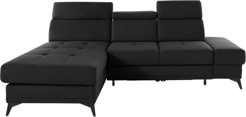 INOSIGN Ecksofa Cardiz L-Form, inkl.Kopfteilverstellung und Federkern wahlweise mit Bettfunktion von INOSIGN