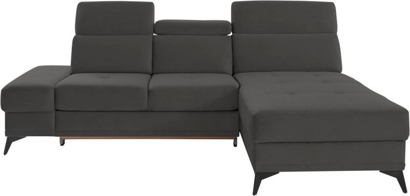 INOSIGN Ecksofa Cardiz L-Form, inkl.Kopfteilverstellung und Federkern wahlweise mit Bettfunktion von INOSIGN