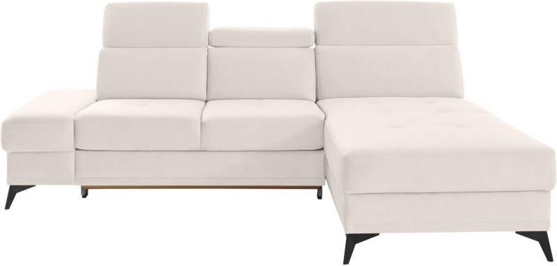 INOSIGN Ecksofa Cardiz L-Form, inkl.Kopfteilverstellung und Federkern wahlweise mit Bettfunktion von INOSIGN