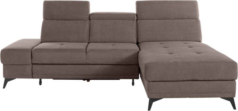 INOSIGN Ecksofa Cardiz L-Form, inkl.Kopfteilverstellung und Federkern wahlweise mit Bettfunktion von INOSIGN