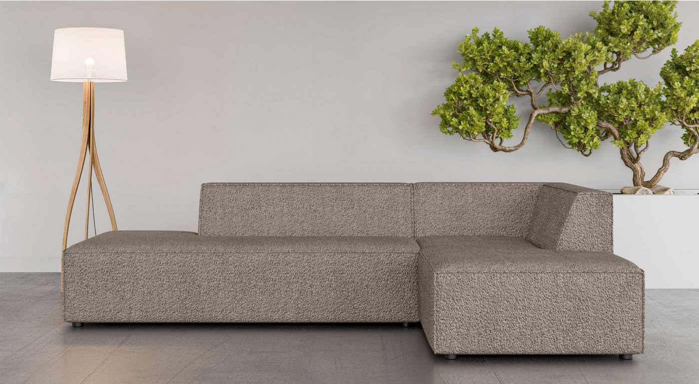 INOSIGN Ecksofa Ecksofa Cavan mit Ottomane links oder rechts bestellbar, L-Form mit Wellenunterfederung, Maße B/T/H: 270/180/72 cm INOSIGN Ecksofa Ecksofa Cavan mit Ottomane links oder rechts bestellbar, L-Form mit Wellenunterfederung, Maße B/T/H: 270/180/72 cm von INOSIGN