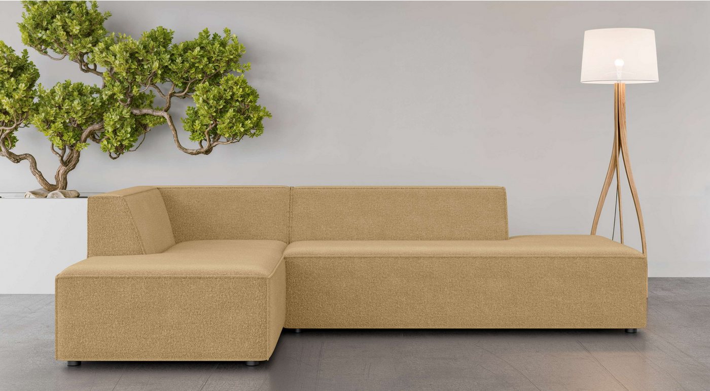 INOSIGN Ecksofa Ecksofa Cavan mit Ottomane links oder rechts bestellbar, L-Form mit Wellenunterfederung, Maße B/T/H: 270/180/72 cm INOSIGN Ecksofa Ecksofa Cavan mit Ottomane links oder rechts bestellbar, L-Form mit Wellenunterfederung, Maße B/T/H: 270/180/72 cm von INOSIGN