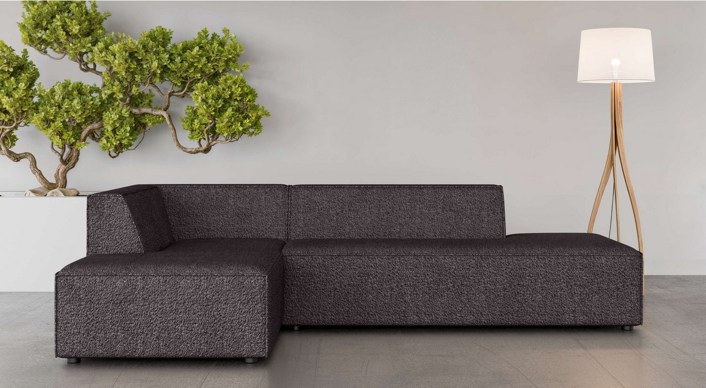 INOSIGN Ecksofa Ecksofa Cavan mit Ottomane links oder rechts bestellbar, L-Form mit Wellenunterfederung, Maße B/T/H: 270/180/72 cm INOSIGN Ecksofa Ecksofa Cavan mit Ottomane links oder rechts bestellbar, L-Form mit Wellenunterfederung, Maße B/T/H: 270/180/72 cm von INOSIGN