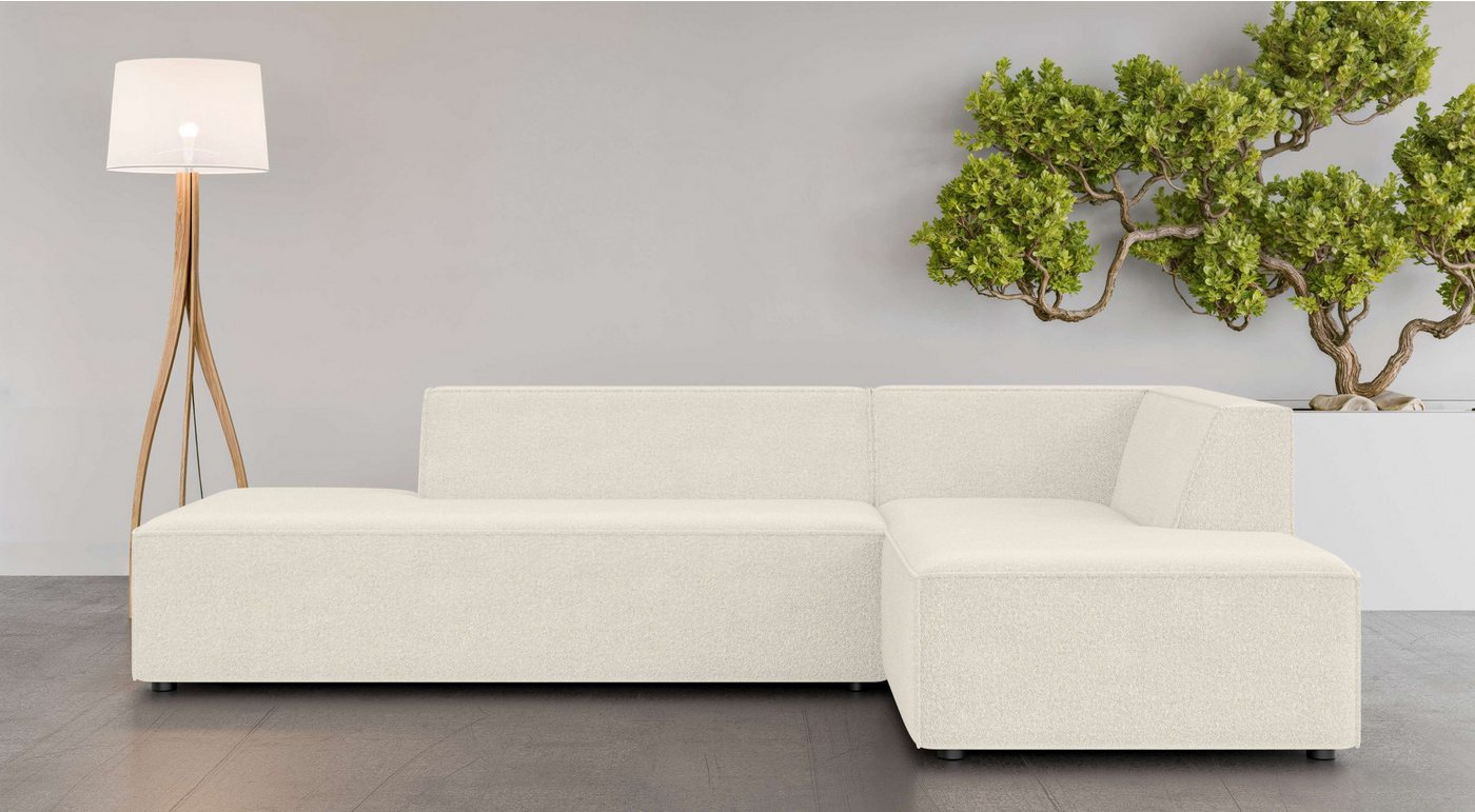 INOSIGN Ecksofa Ecksofa Cavan mit Ottomane links oder rechts bestellbar, L-Form mit Wellenunterfederung, Maße B/T/H: 270/180/72 cm INOSIGN Ecksofa Ecksofa Cavan mit Ottomane links oder rechts bestellbar, L-Form mit Wellenunterfederung, Maße B/T/H: 270/180/72 cm von INOSIGN