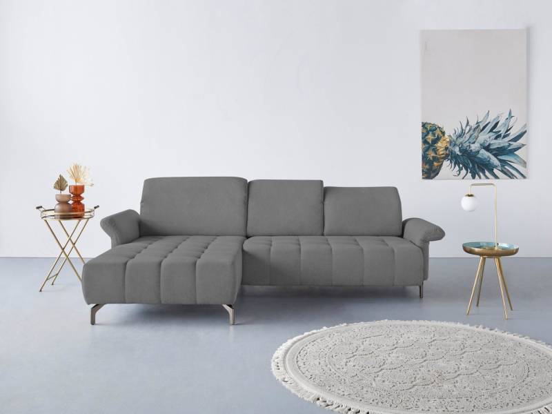 INOSIGN Ecksofa Fresh L-Form, Federkern, wahlweise Kopfteilverstellung und motorischer Vorziehsitz von INOSIGN