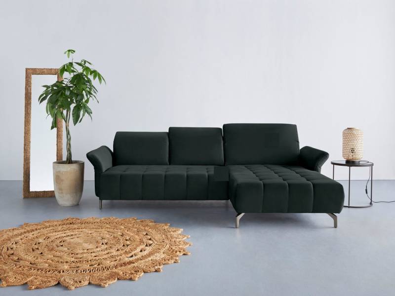 INOSIGN Ecksofa Fresh L-Form, Federkern, wahlweise Kopfteilverstellung und motorischer Vorziehsitz von INOSIGN