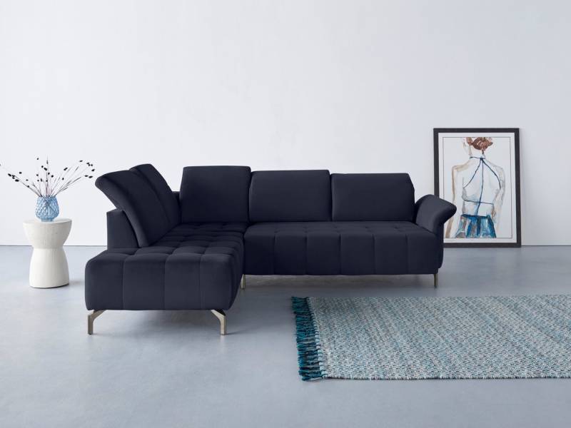 INOSIGN Ecksofa Fresh L-Form, Federkern, wahlweise Kopfteilverstellung und motorischer Vorziehsitz von INOSIGN