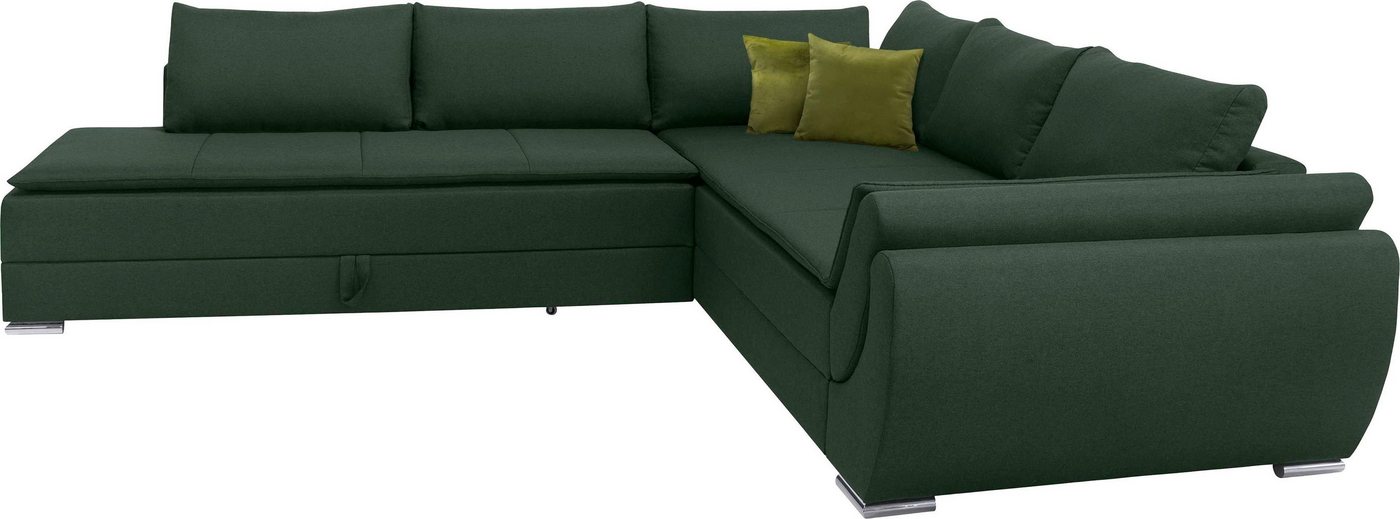 INOSIGN Ecksofa Göteborg, mit Boxspring-Bettfunktion und Bettkasten, Dauerschlaffunktion, Topper INOSIGN Ecksofa Göteborg, mit Boxspring-Bettfunktion und Bettkasten, Dauerschlaffunktion, Topper von INOSIGN