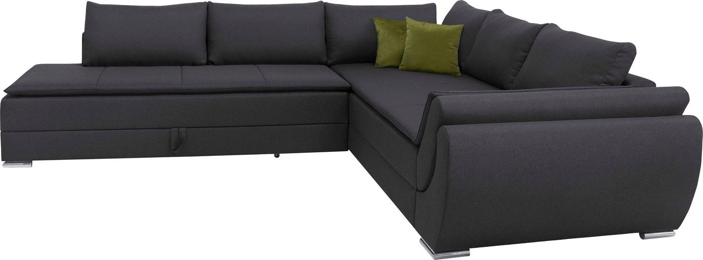 INOSIGN Ecksofa Göteborg, mit Boxspring-Bettfunktion und Bettkasten, Dauerschlaffunktion, Topper INOSIGN Ecksofa Göteborg, mit Boxspring-Bettfunktion und Bettkasten, Dauerschlaffunktion, Topper von INOSIGN