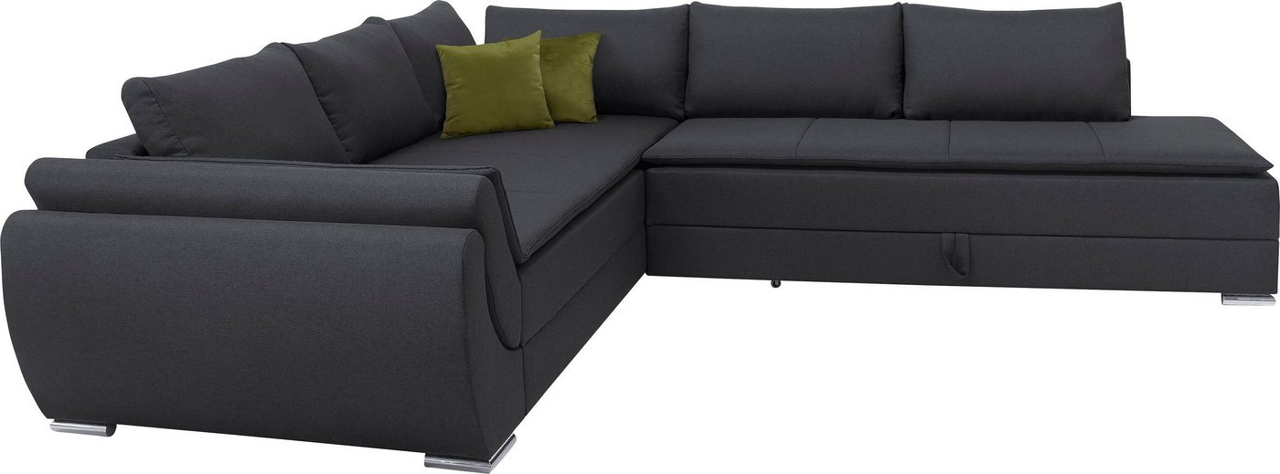 INOSIGN Ecksofa Göteborg, mit Boxspring-Bettfunktion und Bettkasten, Dauerschlaffunktion, Topper INOSIGN Ecksofa Göteborg, mit Boxspring-Bettfunktion und Bettkasten, Dauerschlaffunktion, Topper von INOSIGN