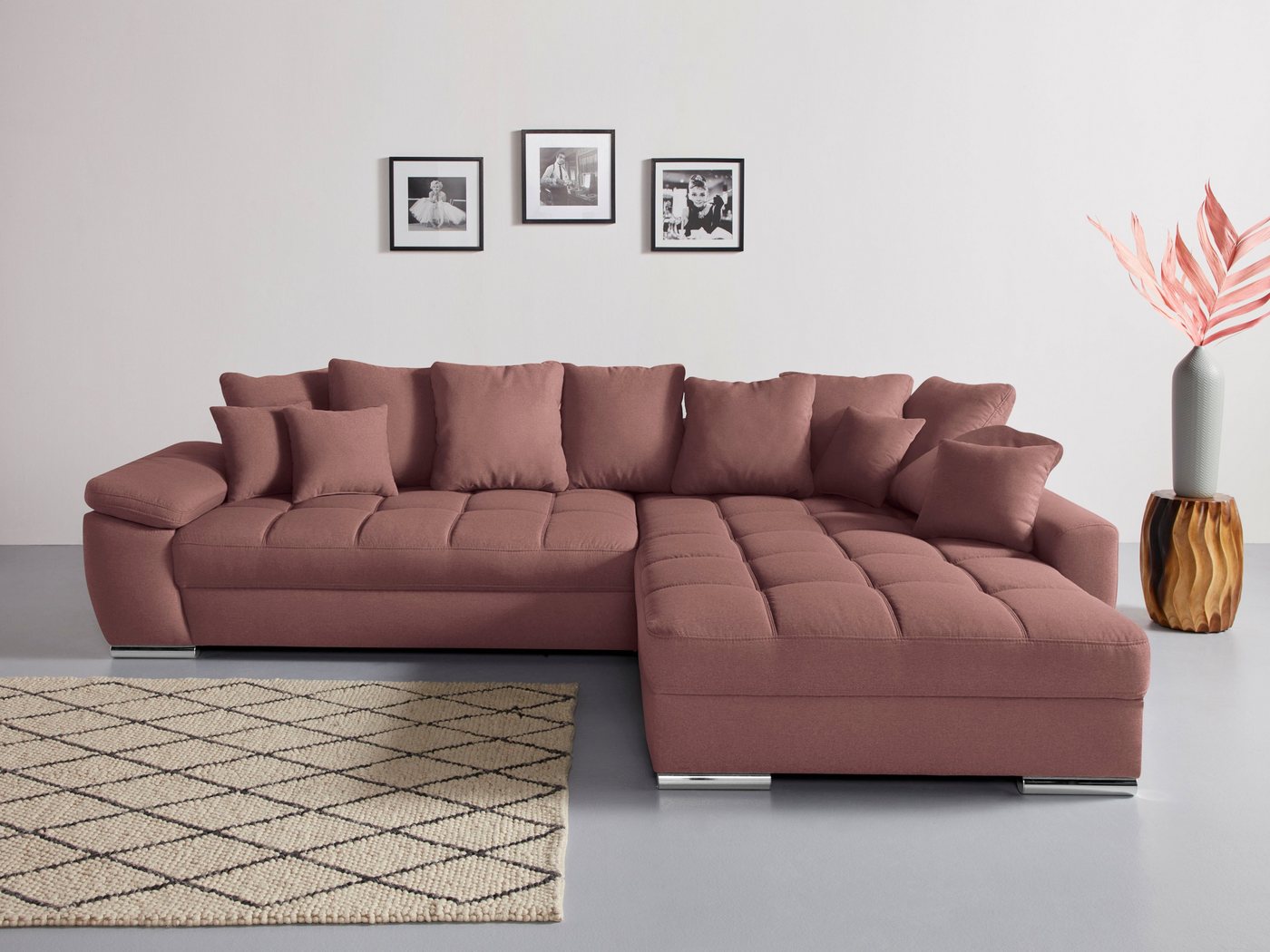 INOSIGN Ecksofa Gwenni L-Form, auch in Haustierstoff Aqua Clean Supreme erhältlich, incl. 4 Kissen von INOSIGN